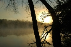 Morning on the Fox River, Yorkville, IL (Yorkville Guide cover)
