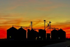 Grain Elevator Evening