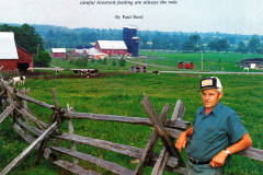 An Ontario farmer poses for a story on his farming operation.  Client:  AO Smith Harvestore