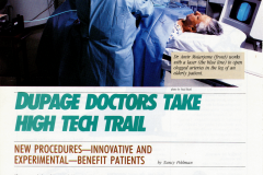 DuPage Magazine.  Heart cath procedure at Good Samaritan Hospital   Client:  DuPage Magazine